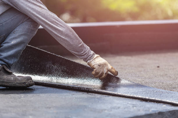 Professional Waterproofing technician working in Cross Plains, IN